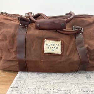 The Normal Brand Classic Brown Duffel Bag